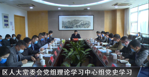 区人大常委会党组理论学习中心组党史学习