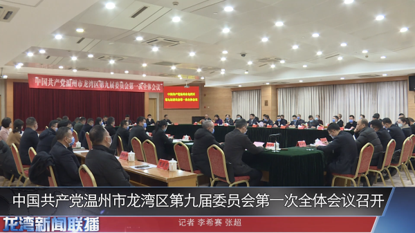 中国共产党温州市龙湾区第九届委员会第一次全体会议召开