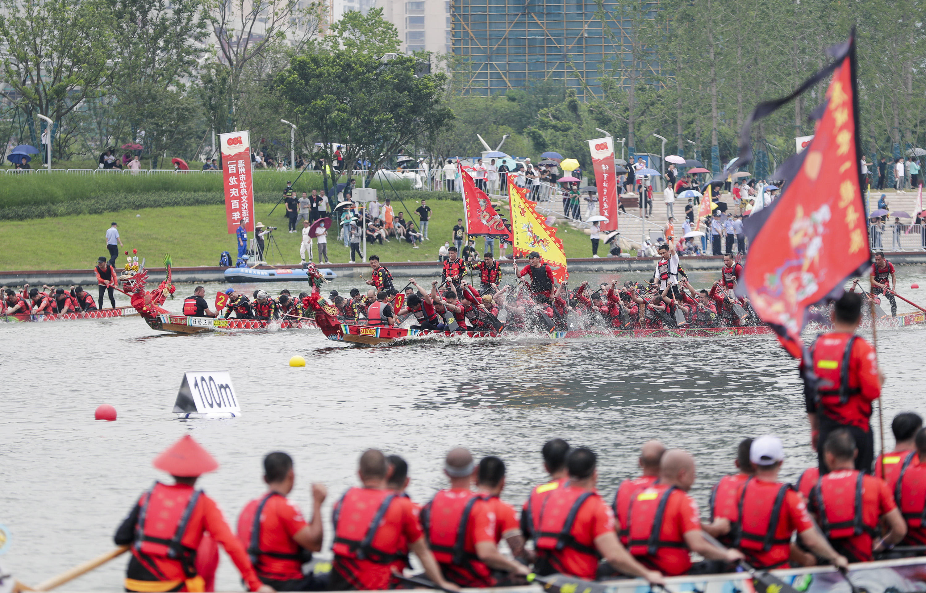 此次龙舟文化活动不对外公开观摩,而是改为网络直播方式向公众展示